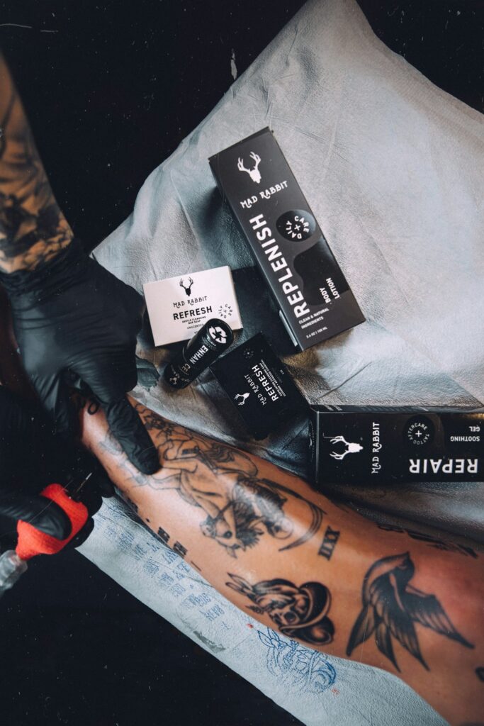 Antibakterielle Tattoo Pflegecreme